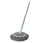All Weather Free Hand Wash All Round House Floor Cleaning Twist Telescopic Mops Head Aluminum Direct Manufacturer