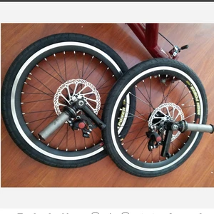 Aluminium Alloy 20 Inch Bicycle Wheels With Disc Brake