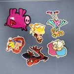Aluminium Foil Printing Vinyl Clear Transparent Stamping Kiss Cut Sticker Label Sheet