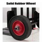 Aluminium Folding Luggage Cart 330Lbs Load Capacity Hand Trolley Hand Truck