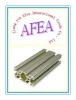 Aluminum profile rail for solar panel mounting and solar panel mounting rails