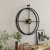 Import Amazon hot sale creative wrought iron Stylish Metal Wall Clock Minimalist nordic Clock from China