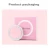 Import AmazonFold-down ring state led lamp portable ladies cosmetic mirror from China