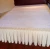 Import American popular style Hotel bed skirting with 5 pleats from China