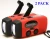 Import AM/FM emergency solar hand crank noaa weather band radio and cell phone charger from China