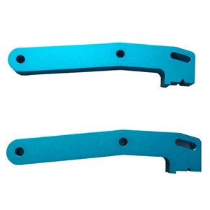 anodize milling part anodized bicycle parts blue fitting machining