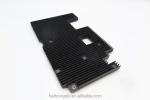 anodized aluminum oxide CNC water cooled heat sink