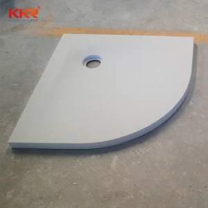 Artificial marble solid surface stone resin shower trays