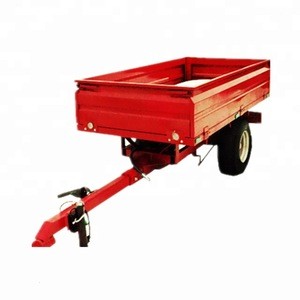 ATV tow behind Quad bikes pull type Compact tractor tipper trailer, single axle dump type ulitity cart