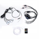 Auto car accessories interior decorative 12V RGB LED fiber decorate atmosphere light for Mercedes