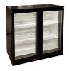 Auto Defrost  Commercial Refrigerator with Black Glass Door