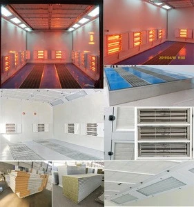 auto painting oven/infrared heaters paint booth/car spray booth