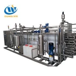 Automatic tubular type fruit puree pasteurizer machine