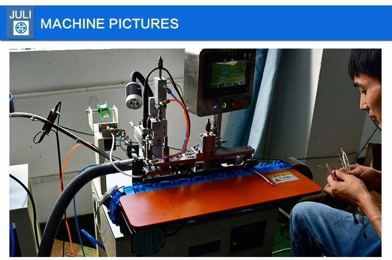 Automatic usb data wire cable soldering machine cellphone cable crimping connector machine  usb assembly machine