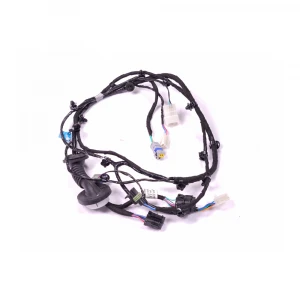 Automotive customized front rear door wiring harnesses assemblies