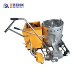 Auxiliary equipment for thermoplastic road marking machine