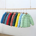 Baby Girls Boys Parka Light Kids Jacket Hood 90% Duck Down Coat