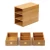 Import Bamboo Desktop Organizer 3-tier Mini Desk Organizer makeup With Drawers from China