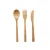 Import Bamboo Spoon Fork Knife Kit Bamboo Kitchenware from China
