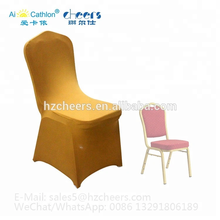 Banquet Spandex Chair Covers Polyester Cheap Wedding Chair Cover