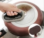 Bath Brush Tiles Brush For Dishes Magic Emery Floor Strong Decontamination Sponge Cleaning Brush For Pot with handle