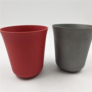 beautiful eco-friendly  biodegradable bamboo decorative round plastic flower pot liners