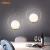 Import bedroom pendant light blown glass chandelier glass balls globe chandeliers pendant lights from China