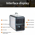 Beeste 220V 110v 500w energy storage power supply portable power station power solar generator