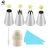 Import Beheart Wholesale 12 14 Inches Blue TPU Pastry Bag Cleaning Brush Coupler Baking Tools Sets Nozzle Decoration Cake Tools Set from China