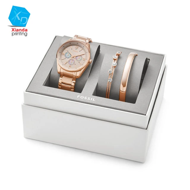 Bespoke factory watch box with strap , watch jewelry display box watch boxes elegant