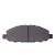 Import Best Material NAO ceramic formula high quality car brake pad from China