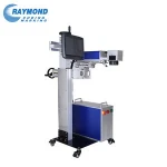 Best price Fiber/UV/co2 flying laser marking machine from Raymond