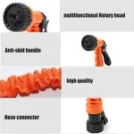 Best price Garden Water Magic Hose Spray Gun Telescopic Water Pipe High Pressure Car Wash Gun 25Ft  50Ft