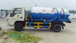 best price Sewage Suction truck/vehicle with vacuum pump for sale