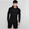 best quality Men jogging and gym short and hoodie twin set with custom logo