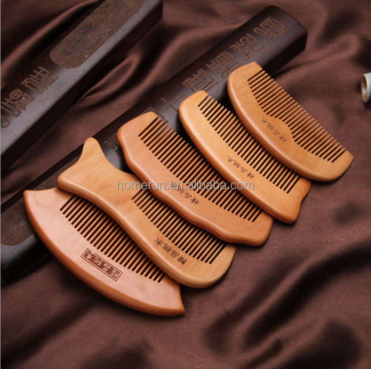 Best sales healthy wooden comb customize logo hair comb, combs
