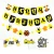 Import Best selling felt balloon banner happy birthday party decorations set felt bumble bee banner flag from China