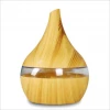 Bevel Angle Wood Grain Air purifier Humidifier For Home USB night light mini household wooden diffuser humidifier 300ml spray