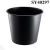 Import Black 2 gallon nursery garden plastic flower pots from China