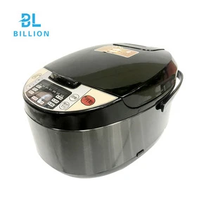 Black Color Stainless Steel Body Square Type Smart Electric Multi Rice Cooker Multi Function