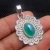 Import Black friday sale moonstone amethyst green onyx black onyx gemstone handmade Pendant 925 sterling silver jewelry silver pendant from India