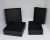Import Black Lid and Base Rigid Box Grey Board Packaging Handmade Paper Jewelry Gift Boxes from China