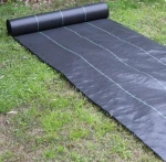 Black or green color UV treated pp woven weed mat anti grass cloth ground cover 70g 80g 90g 100g