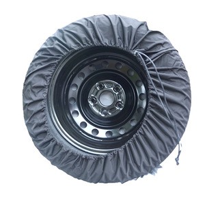 Black Spare Tire Cover WaterProof Dust-proof Universal Spare Wheel Tire Cover Fit for Jeep,Trailer, RV, SUV and Many Vehicle 15&quot;