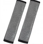 Bling Decorative Rhinestone Car Safety Belt Cover Car Gear Shift Knob Car Handbrake Cover