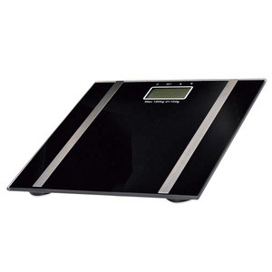 Body Trainer Scale Digital Body Weight Bathroom Scale with Step-On Technology and Tempered Glass with Body Fat function