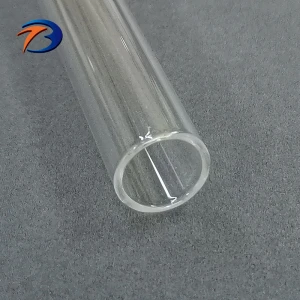 Borosilicate glass tube optical transparent tempered cylindrical tube in stock