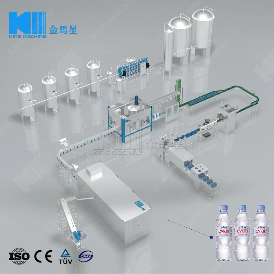 Bottled drinking water production line / bottling equipment