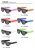 Bracelet bike wrist folding sunglasses sports beach cheap promotional sunglasses roll-up sunglasses slap glasses custom color