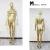 Import Brand New Female Full Body Durable Plastic Abstract Egg Head Mannequin With Movable Head Gold from China